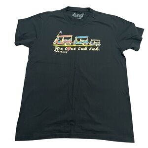 Thailand Souvenir “we love tuk tuk” Graphic tee Size XL Humor Novelty Travel